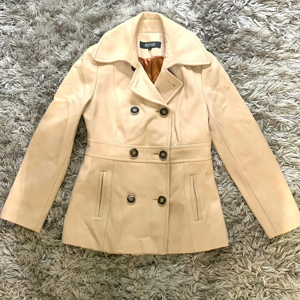 Cream, Kenneth Cole reaction, Wool Coat